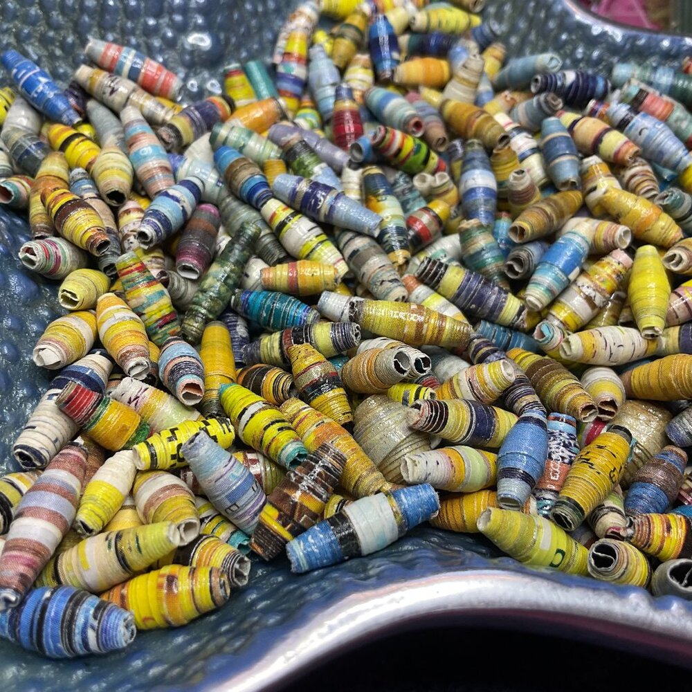 Handmade Paper Beads for Jewelry Making
